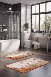 Mijölnir Juego de alfombrillas de baño CT-5018 Multicolor